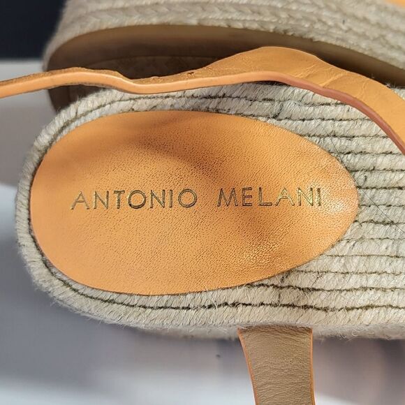 Antonio Melani Peach Colored Wedge Sandals - Picture 4 of 9